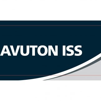 Savuton ISS -tarra 80x30 mm