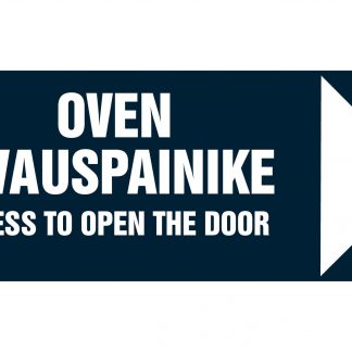 *Tarra OVEN AVAUSPAINIKE, nuoli oik. 130x55 mm