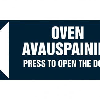 *Tarra OVEN AVAUSPAINIKE, nuoli vas. 130x55 mm