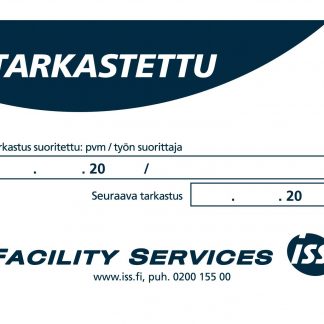 TARKASTETTU-tarra 100x70 mm