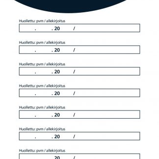 HUOLLETTU-tarra 100x160 mm