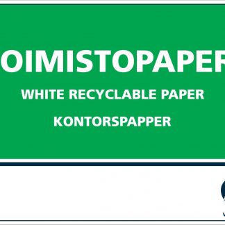 *Jätetarra TOIMISTOPAPERI 148x105 mm (ei ohj.)