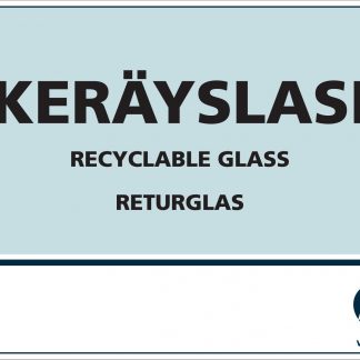 *Jätetarra KERÄYSLASI 148x105 mm (ei ohj)