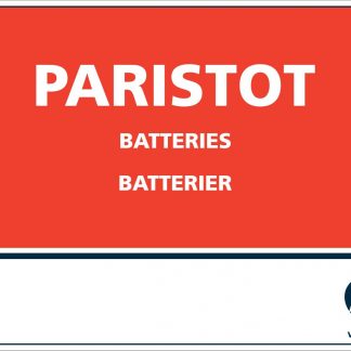 *Jätetarra PARISTOT 148x105 mm (ei ohjeistusta)