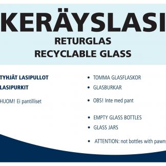 Jätetarra KERÄYSLASI 297x210 mm