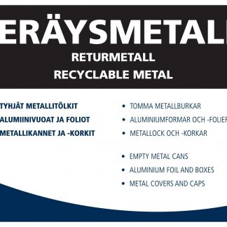 Jätetarra KERÄYSMETALLI 297x210 mm