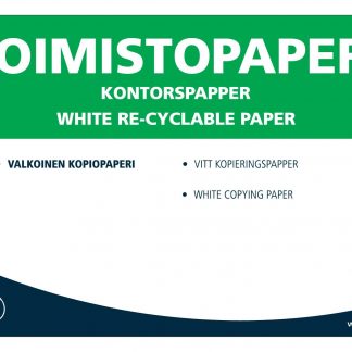 Jätetarra TOIMISTOPAPERI 148x105 mm, ohjeellinen