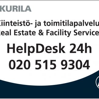 *Helpdesk -tarra Tikkurila 100x70 mm