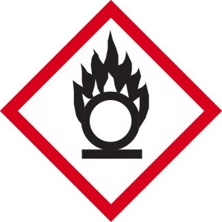 Hapettava -varoitustarra 100x100mm