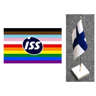 Pride pöytälippu, marmorijalustalla